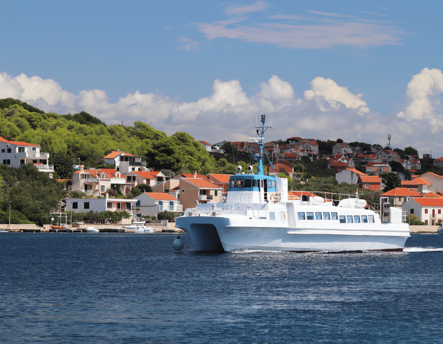 how to get to the islands of sibenik