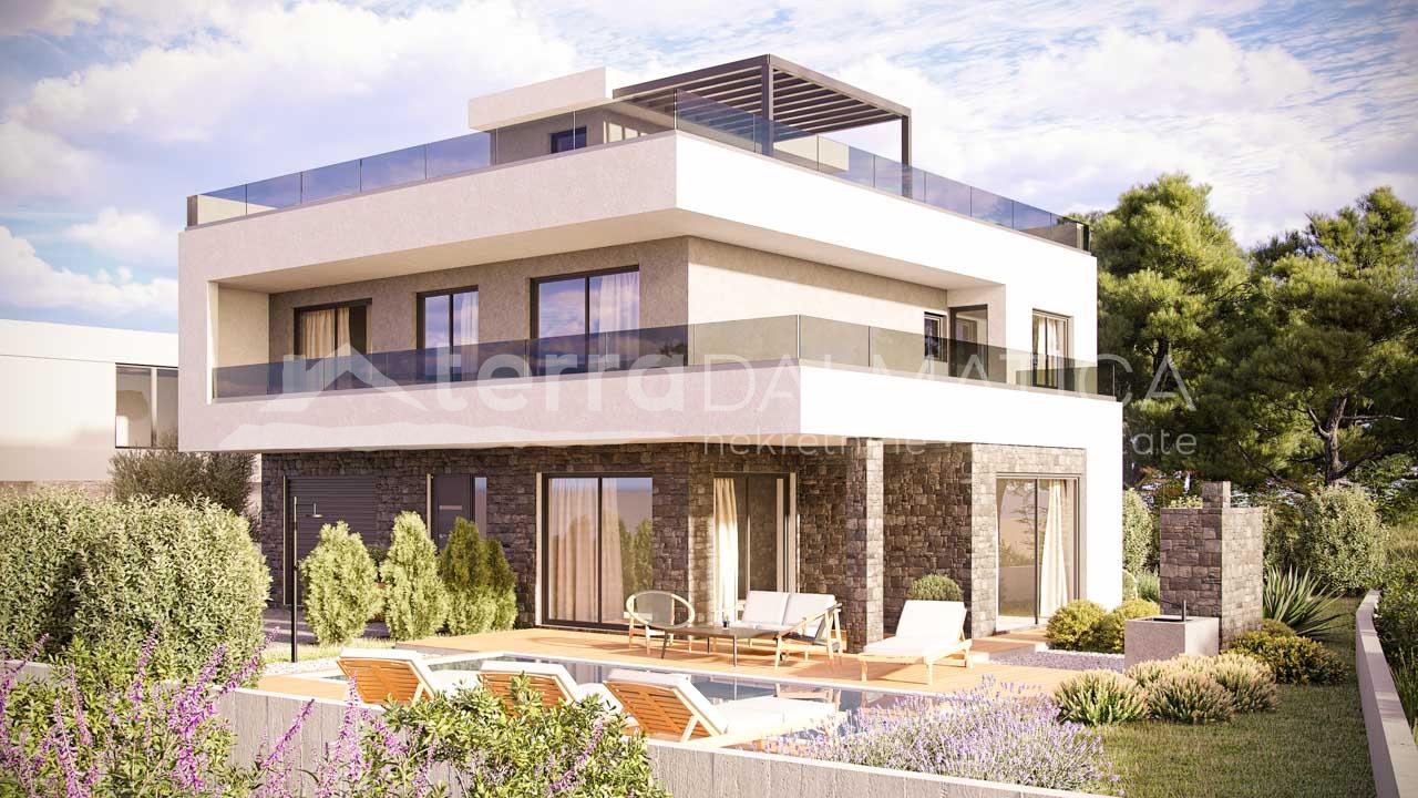 Brodarica, Croatia Modern villa with superb sea view TerraDalmatica