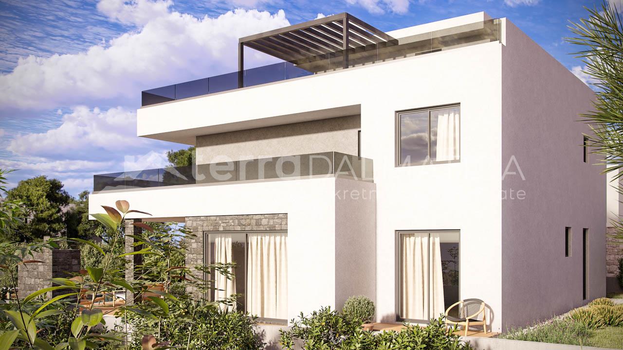 Brodarica, Croatia Modern villa with superb sea view TerraDalmatica
