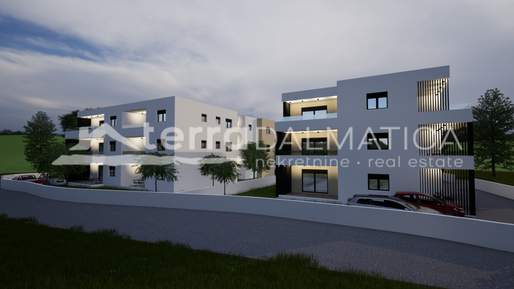 Apartament w Vodicach, 1 piętro – 2 sypialnie, taras, miejsce parkingowe