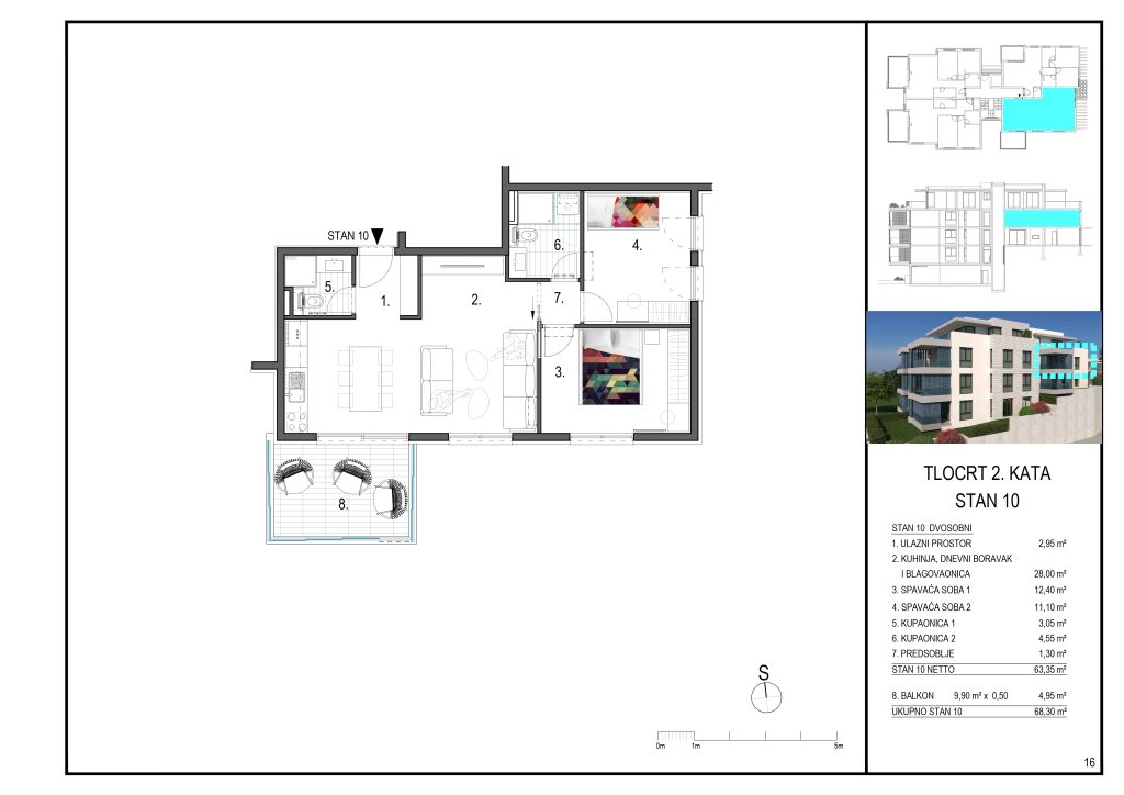 Projekt višestambene zgrade u Primoštenu