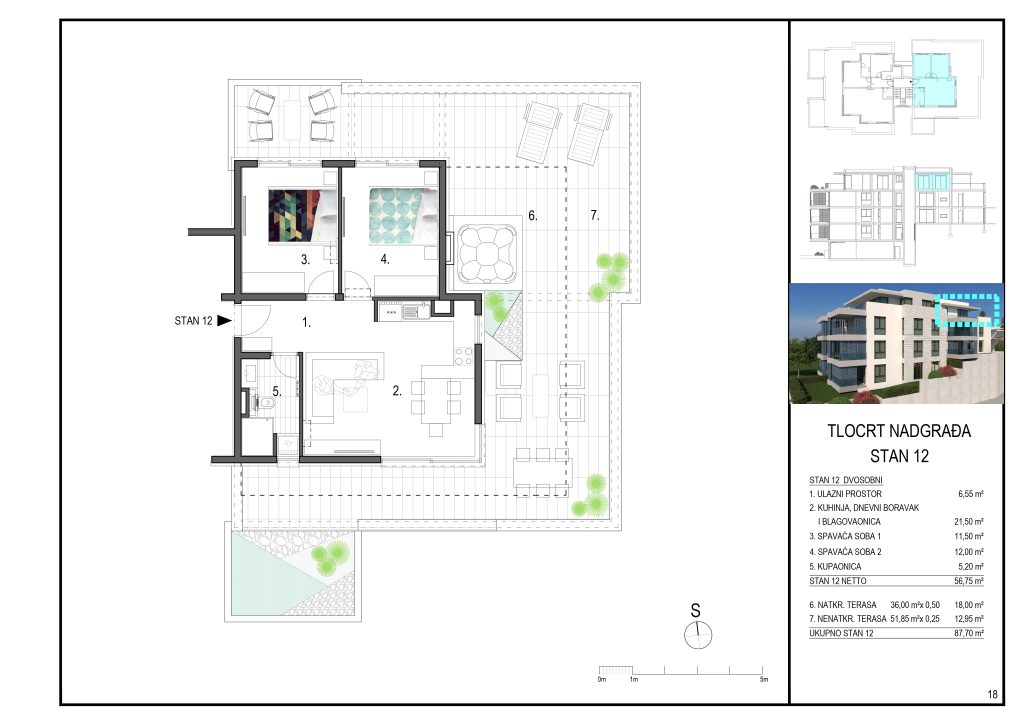 Projekt višestambene zgrade u Primoštenu