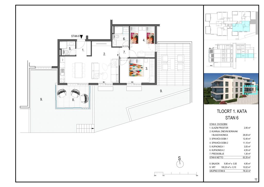 Projekt višestambene zgrade u Primoštenu