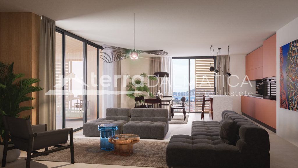 Modern apartment on the first floor with terraces – Vodice