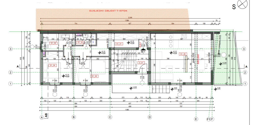 Prostran stan S1 Brodarica, prizemlje s vrtom i terasom