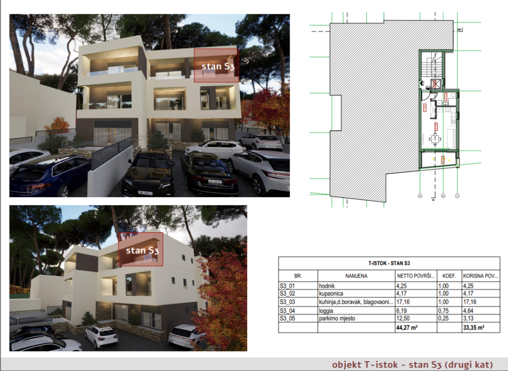 Brodarica – projekt novogradnje s više stambenih jedinica