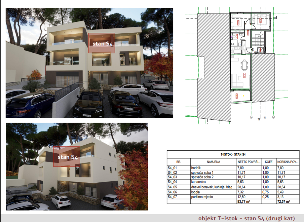 Brodarica – projekt novogradnje s više stambenih jedinica