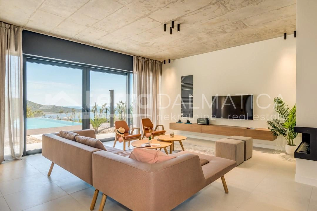 Exklusiv - Primosten, Luxusvilla mit Pool und Meerblick