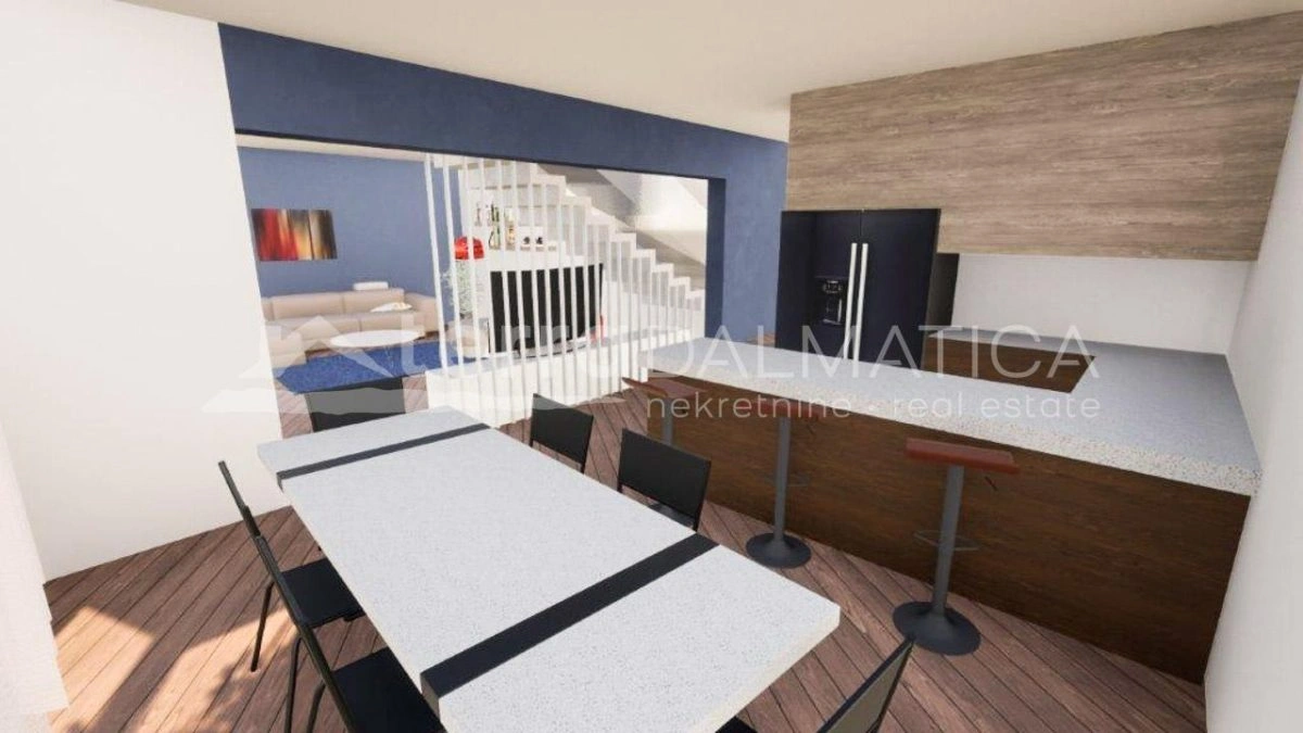 Tribunj, Sovlje, modernes Haus mit Swimmingpool in idyllischer Lage