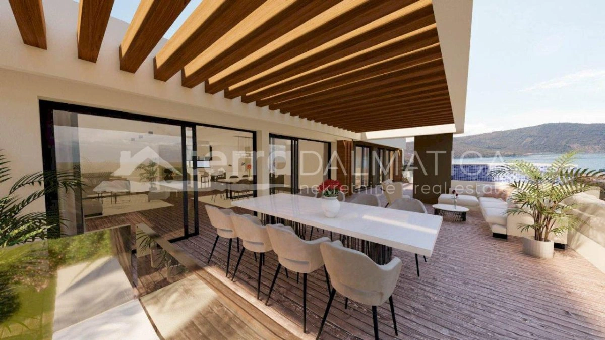 Primosten, exklusives Penthouse mit Sauna und Whirlpool