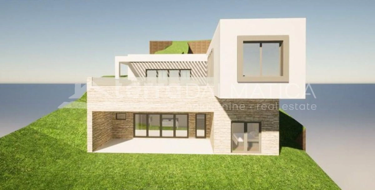 Murter, Bauland mit Genehmigung zum Bau einer Villa