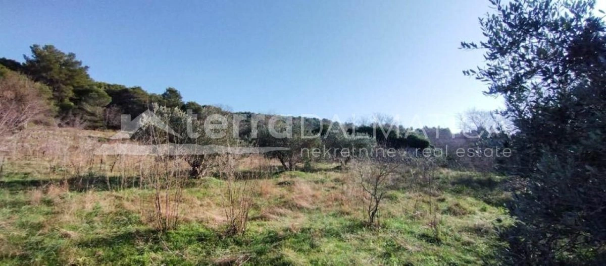 Insel Zlarin, Grundstück mit Baugenehmigung im Stadtzentrum