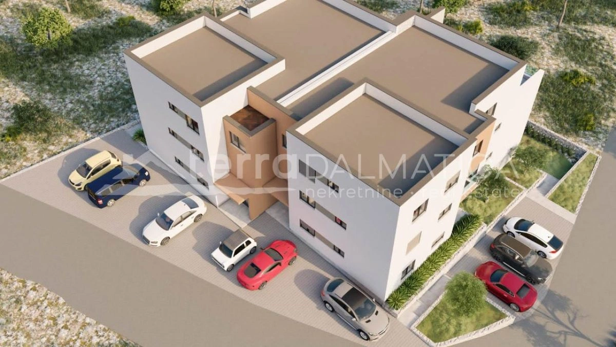 Zaboric, Apartment mit zwei Schlafzimmern 200 m vom Strand entfernt