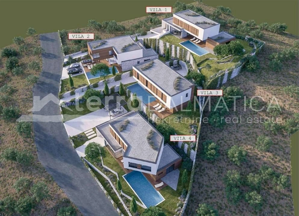 Vodice Meerblickvilla: Luxuriöses Wohnen das ganze Jahr über