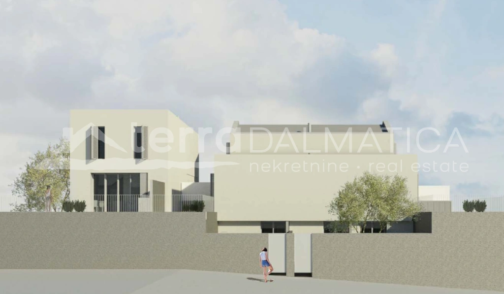 Brodarica, Wohnung in einem neuen Gebäude in der Nähe des Strandes