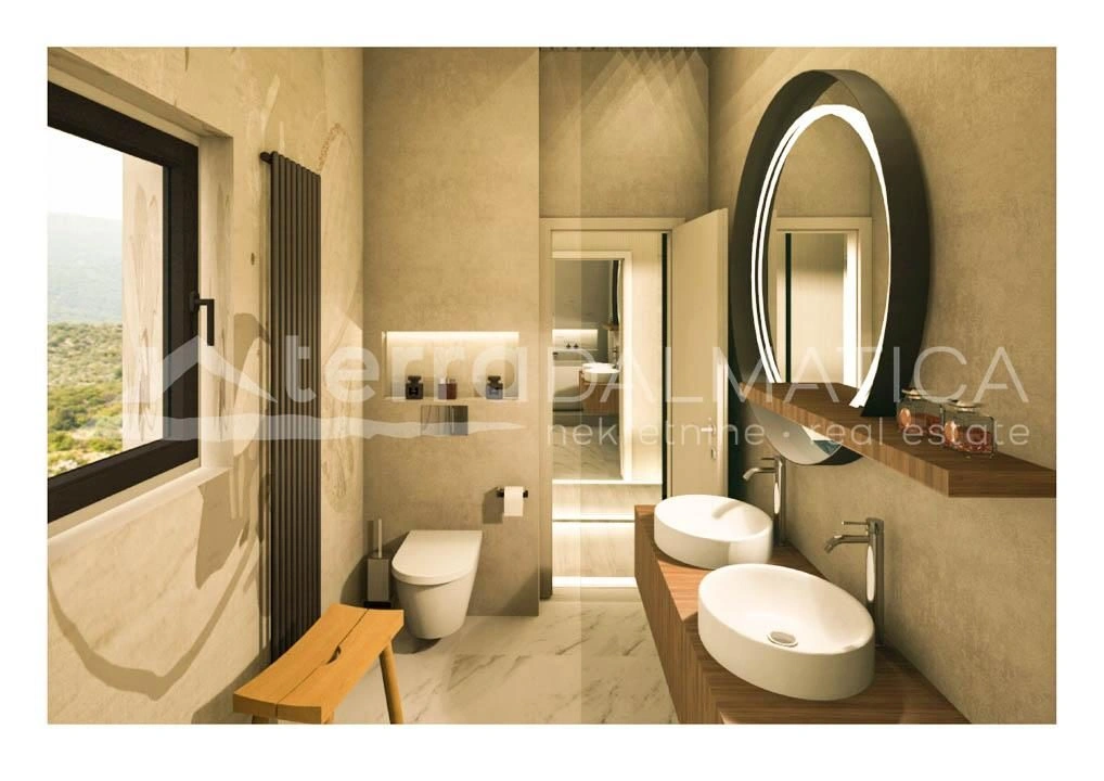 Primosten, moderne Villa mit Wellnessbereich und Swimmingpool