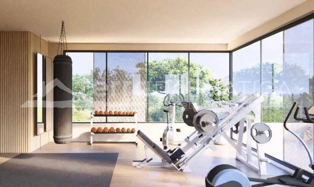 Luxus-Neubau in Žaborić: Villa mit Pool, Sauna und Fitnessraum