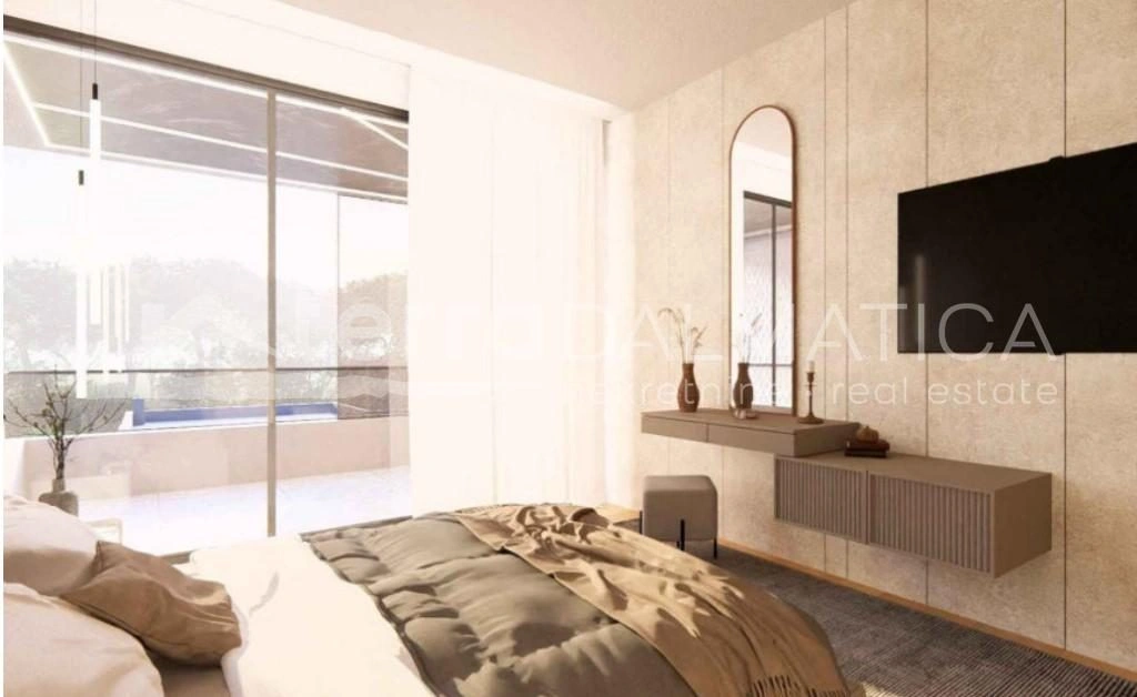 Luxus-Neubau in Žaborić: Villa mit Pool, Sauna und Fitnessraum