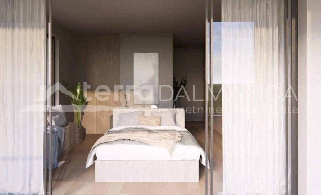 Luxus-Neubau in Žaborić: Villa mit Pool, Sauna und Fitnessraum