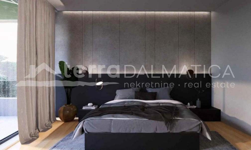 Žaborić, luxuriöse Villa mit Aufzug und Meerblick