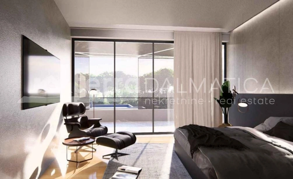 Žaborić, luxuriöse Villa mit Aufzug und Meerblick