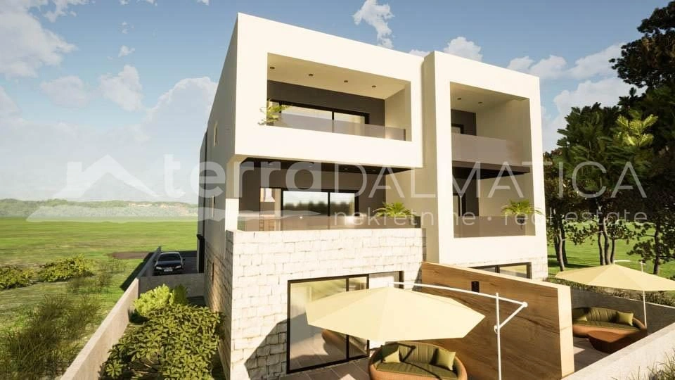 Zaboric, Drei-Zimmer-Wohnung im ersten Stock, 150 m vom Meer entfernt