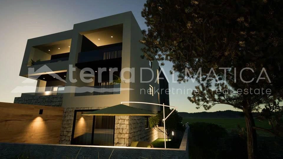 Zaboric, Apartment mit zwei Schlafzimmern und Garten in Strandnähe