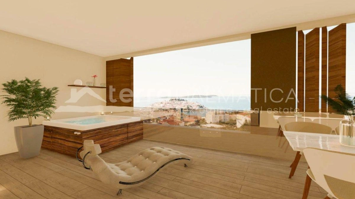 Primosten, Luxusapartment mit bezauberndem Meerblick