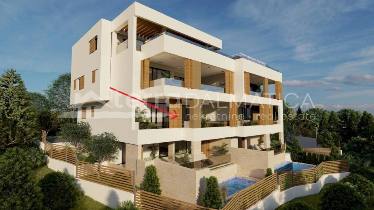 Primosten, Luxusapartment mit bezauberndem Meerblick