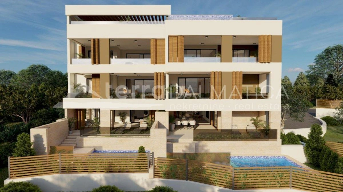 Primosten, Luxusapartment mit bezauberndem Meerblick