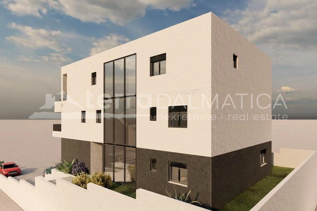 Umgebung von Šibenik, Grebaštica, Dreizimmer-Penthouse mit Aufzug und Garage