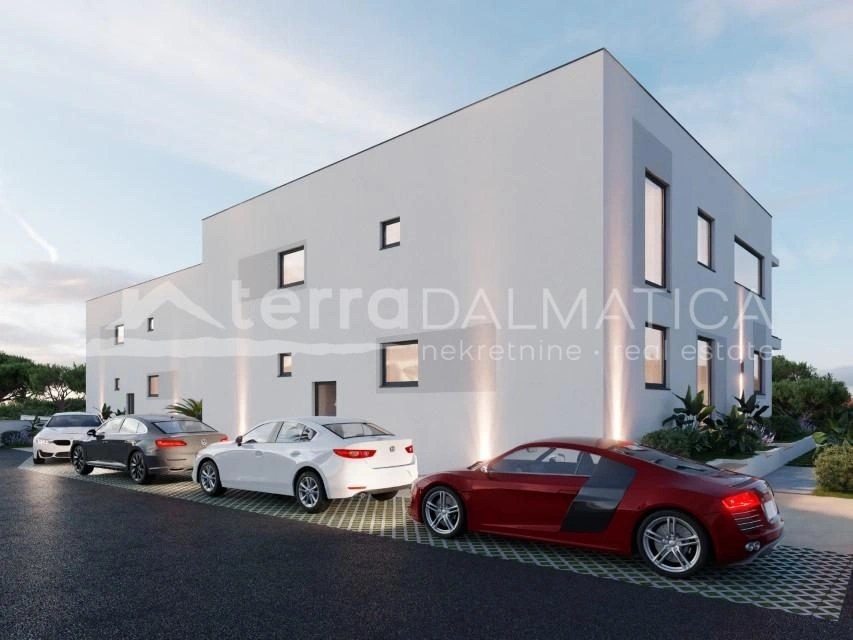 Pag, Wohnung mit Panoramablick auf das Meer und Velebit