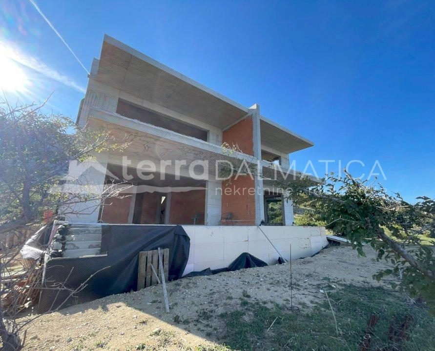 Pag, Wohnung mit Panoramablick auf das Meer und Velebit