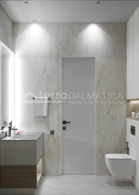 Pag, Luxusapartment mit Panoramablick und Swimmingpool