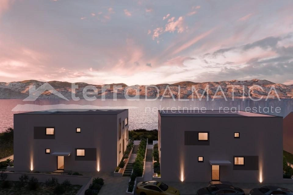 Pag, Luxusapartment mit Panoramablick und Swimmingpool