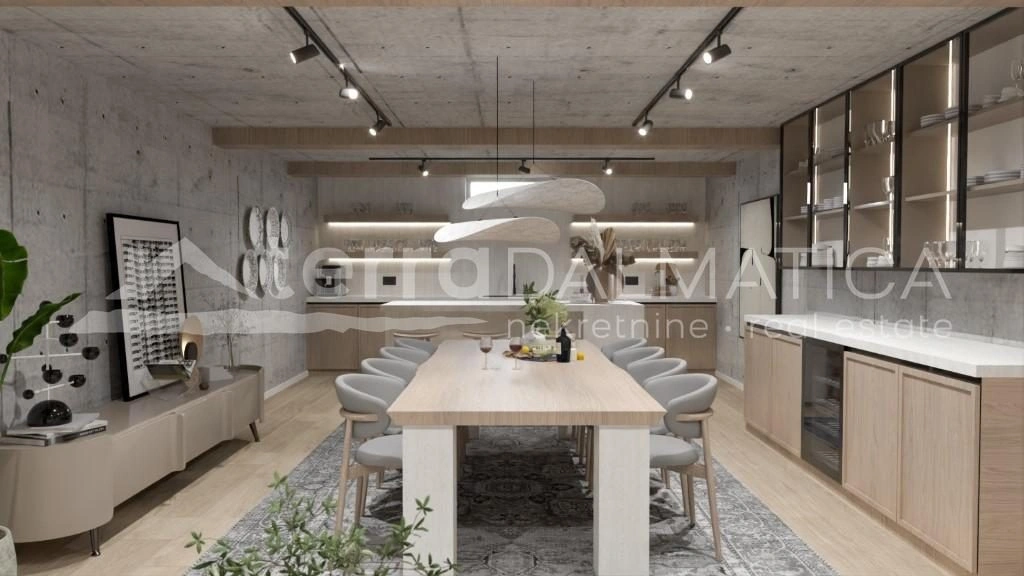 Primošten, Luxusvilla mit Panoramablick und Swimmingpool