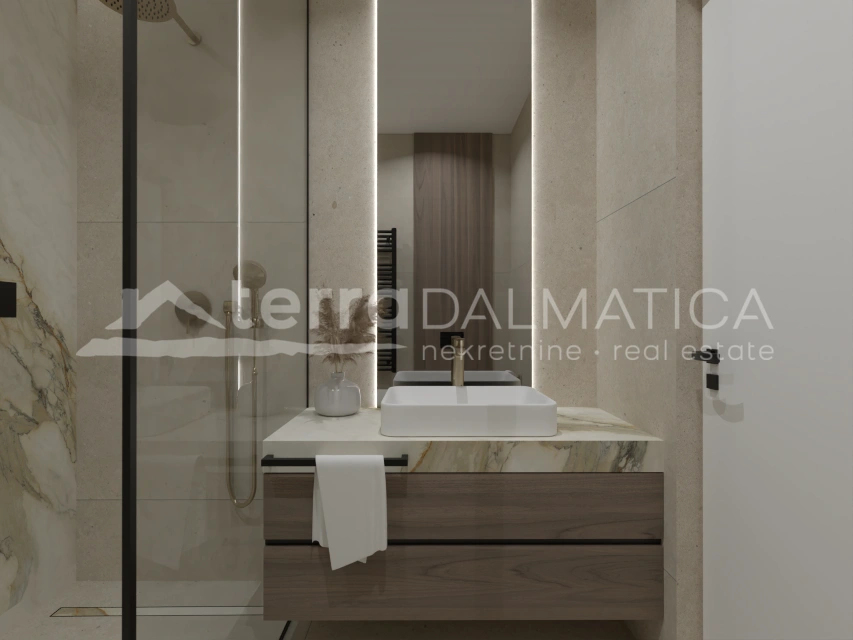 Primošten, Luxusvilla mit Panoramablick und Swimmingpool