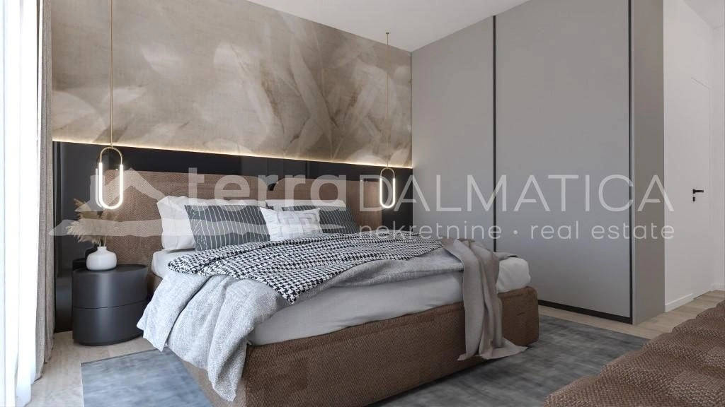 Primošten, Luxusvilla mit Panoramablick und Swimmingpool