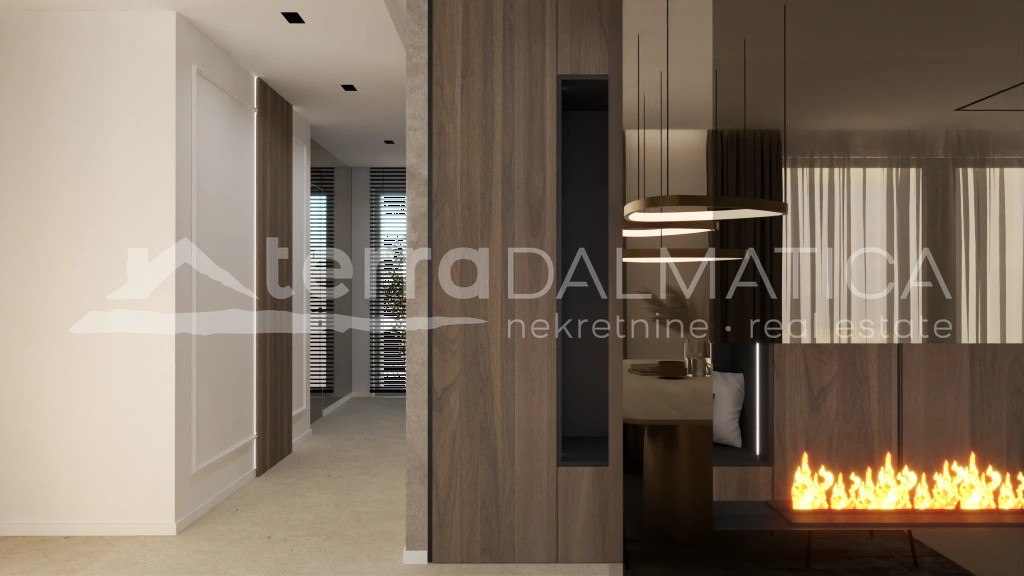 Primošten, Luxusvilla mit Panoramablick und Swimmingpool