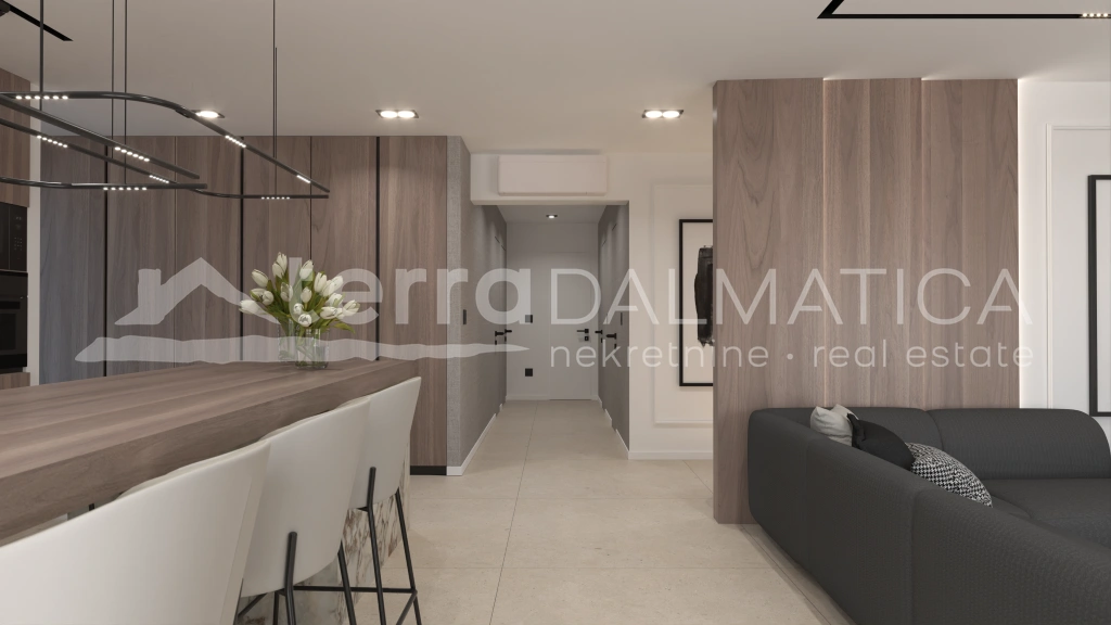 Primošten, eine moderne Villa mit drei Schlafzimmern und einem Swimmingpool in ruhiger Umgebung