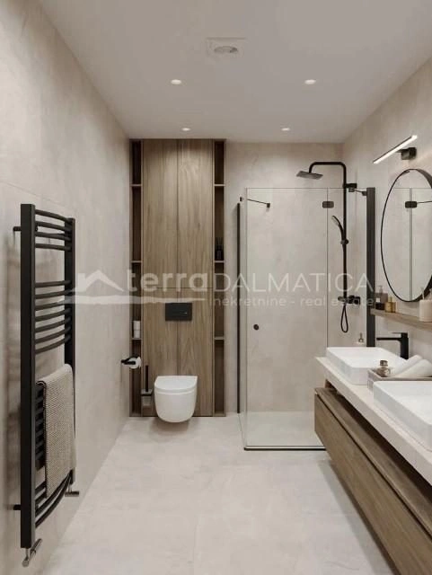 Rogoznica, Luxusapartment mit geräumiger Terrasse und modernem Design