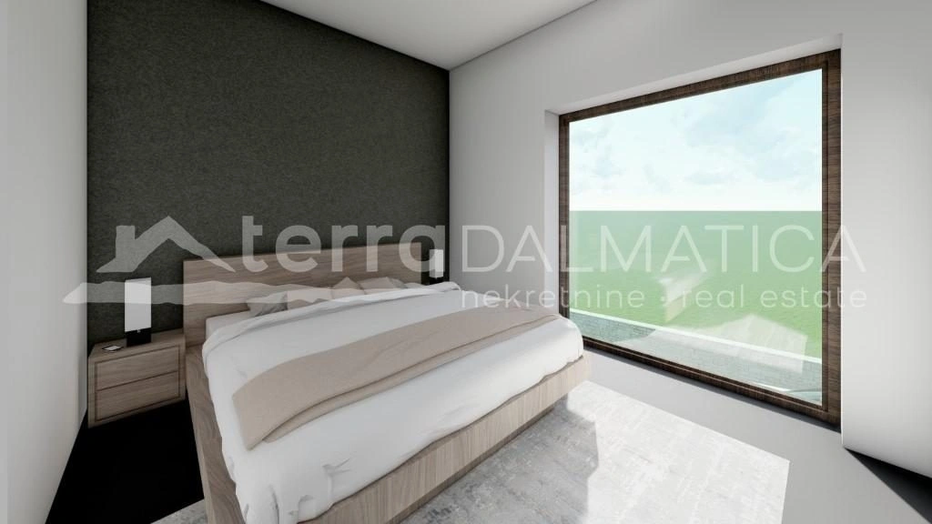 Pirovac, modernes Doppelhaus mit Pool