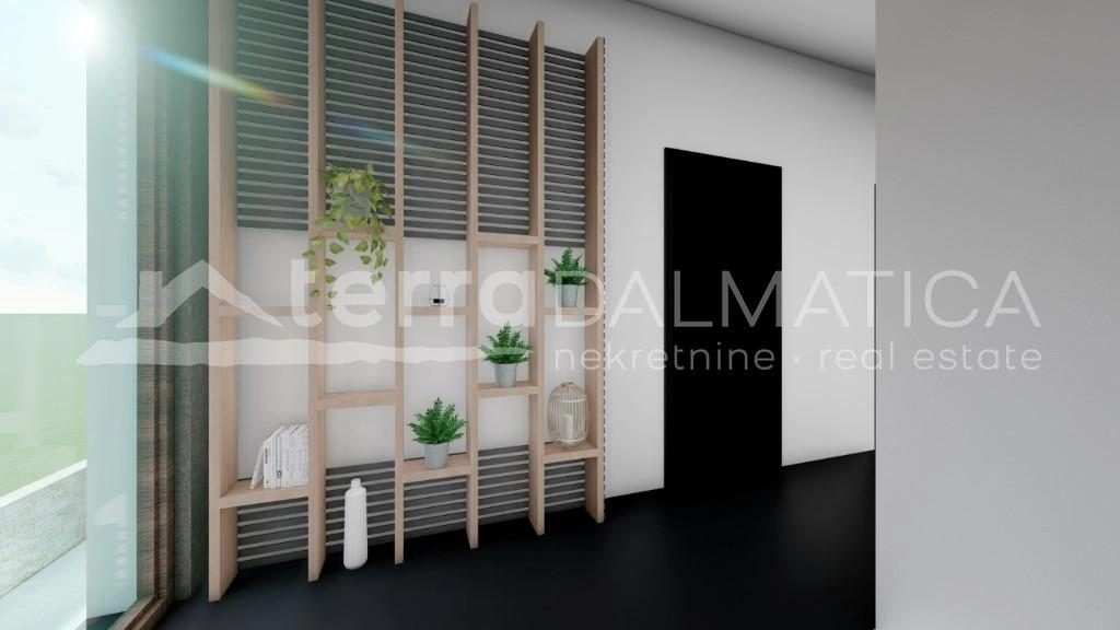 Pirovac, modernes Doppelhaus mit Pool