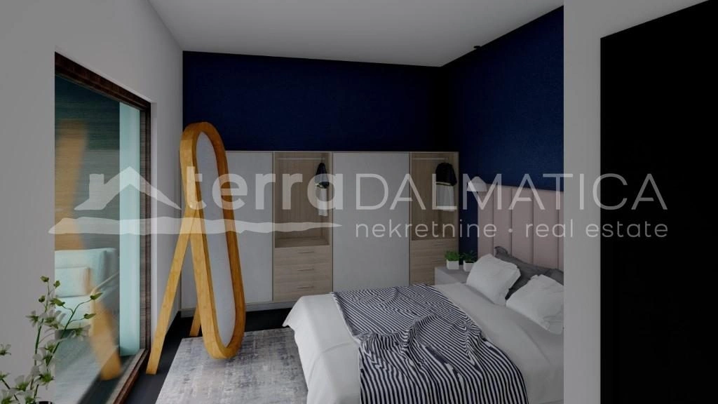 Pirovac, modernes Doppelhaus mit Pool