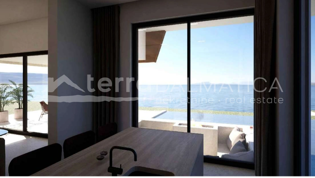 Luxusapartment, erste Reihe am Meer, mit Swimmingpool und Wellness