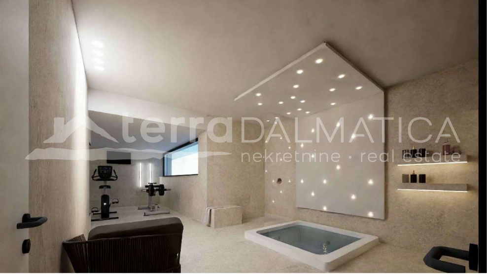 Luxusapartment, erste Reihe am Meer, mit Swimmingpool und Wellness