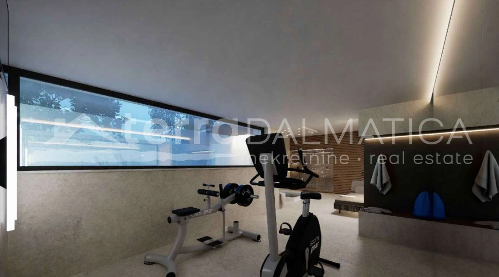 Luxusapartment, erste Reihe am Meer, mit Swimmingpool und Wellness