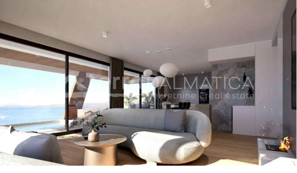 Renommierte Wohnung in Sukošan - Luxus, Meer und Swimmingpool zum Greifen nah