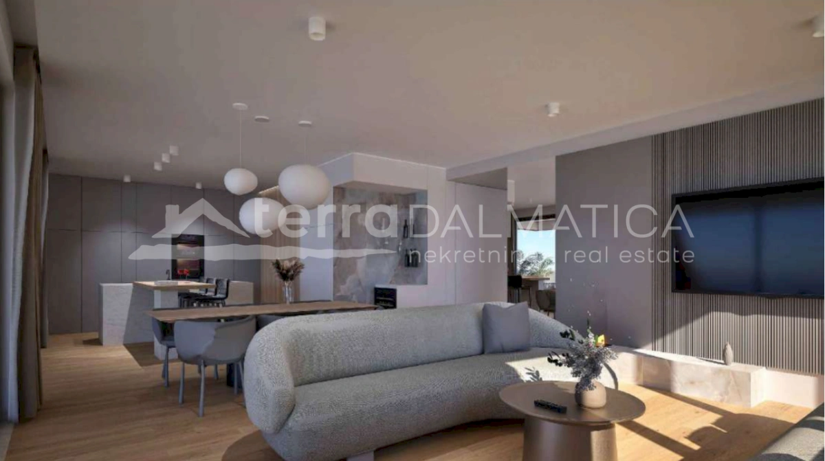 Renommierte Wohnung in Sukošan - Luxus, Meer und Swimmingpool zum Greifen nah