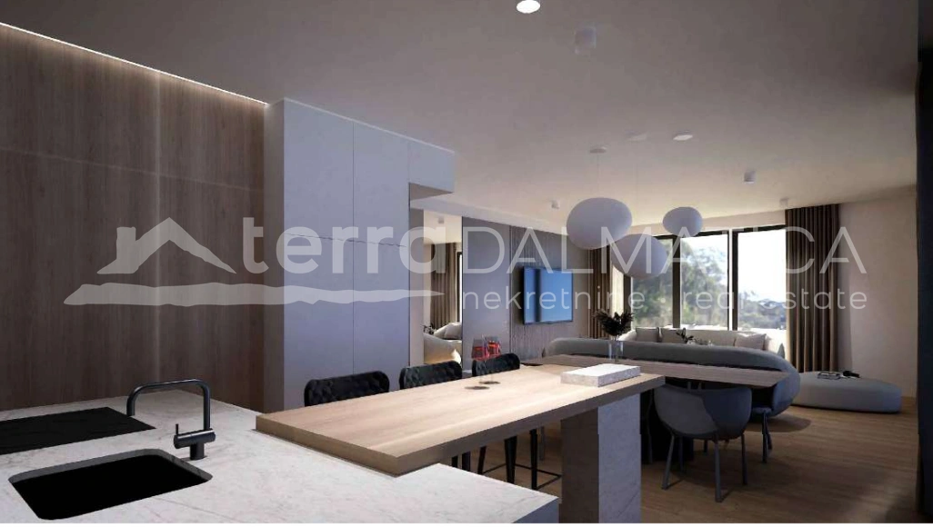 Renommierte Wohnung in Sukošan - Luxus, Meer und Swimmingpool zum Greifen nah